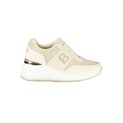 Beige Polyester Women Sneaker