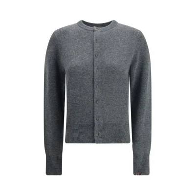 Gray Cashmere Cardigan