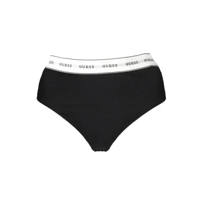 Black Cotton Women Thong