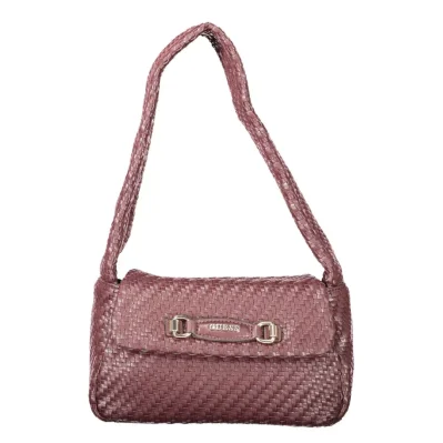 Marrone Polyurethane Women Handbag