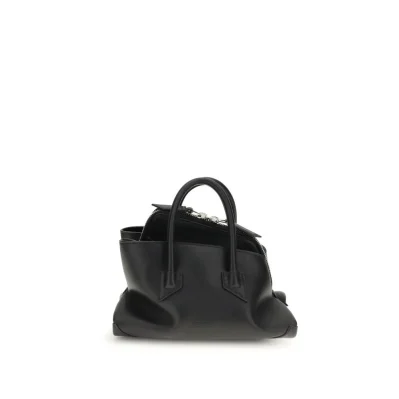 Black Calf Leather Bos Taurus Handbag