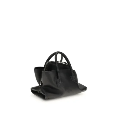 Black Calf Leather Bos Taurus Handbag