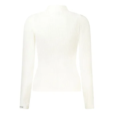 White Cotton Women Sweater