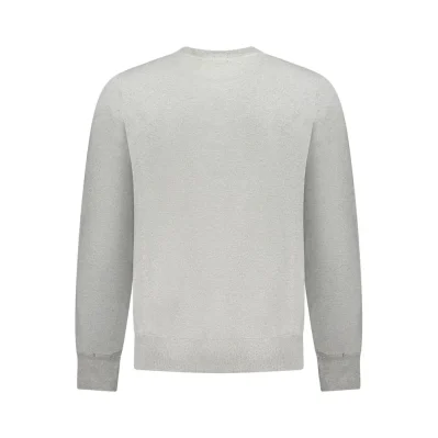 Gray Cotton Men's Sweater
