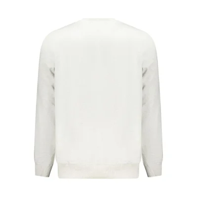 Gray Recycled Cotton Men Sweater