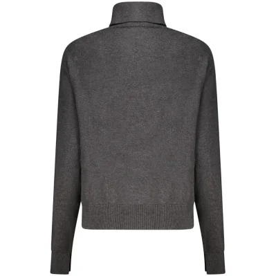 Black Cotton Women Sweater