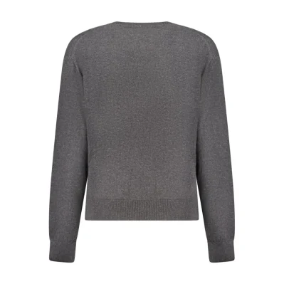 Black Cotton Women Sweater