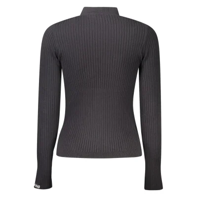 Black Cotton Women Sweater