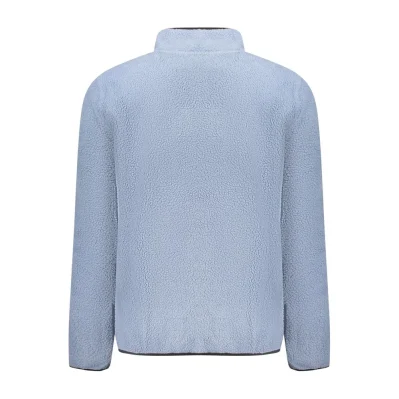 Blue Polyester Men Sweater
