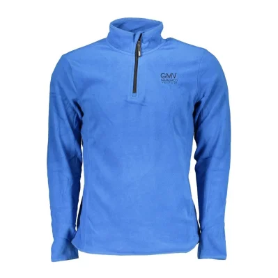 Blue Polyester Men's Sweatshirt