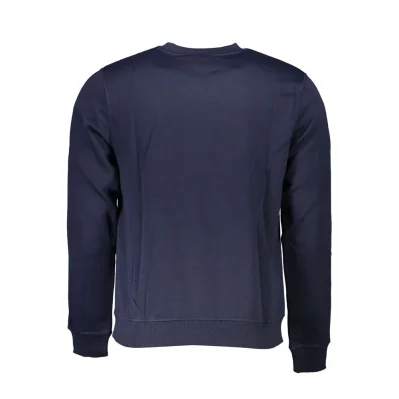 Blue Polyester Men's Sweatshirt