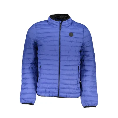 Blu Poliammide Men's Jacket