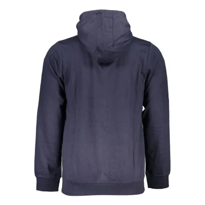 Blue Cotton Men's Sweatshirt Hoodie