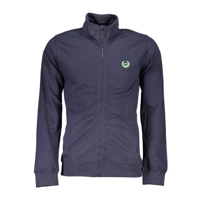 Blue Cotton Men's Sweatshirt