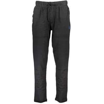 Black Cotton Men's Track Pant