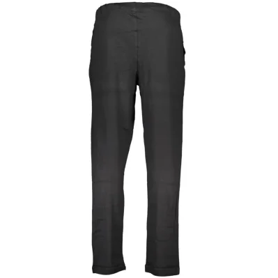 Black Cotton Men's Track Pant