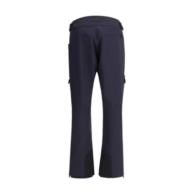 Blue Polyester Athletic Pants