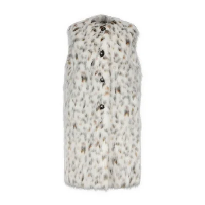 White Marabou Jackets & Coat