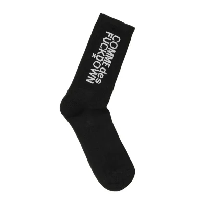 Black Cotton Sock