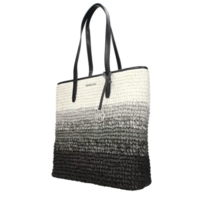 Black Raffia Shoulder Bag
