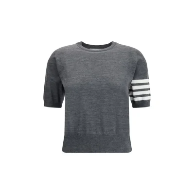 Gray Fleece Wool T-Shirt