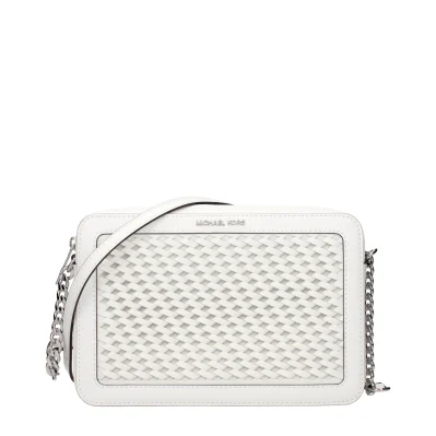 White Leather Crossbody Bag