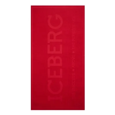 Red Cotton Men's Beach Towel