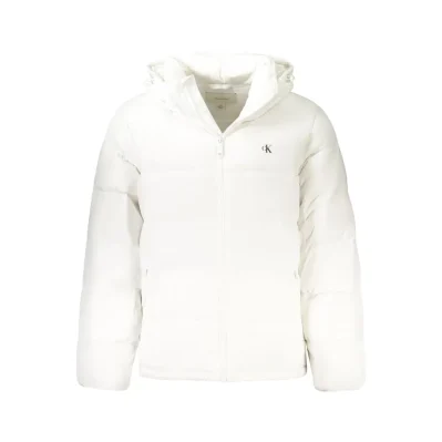 White Nylon Men's Jacket
