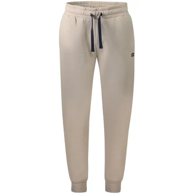 Beige Cotton Men's Sweatpant