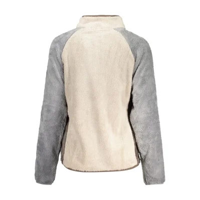 Beige Polyester Women Sweatshirt