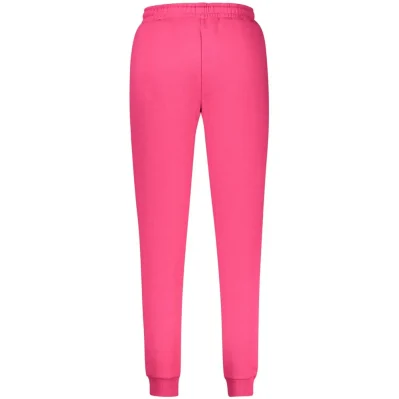 Pink Cotton Women's Jogger Pants