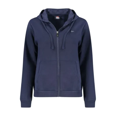 Blu Cotton Women Sweatshirt