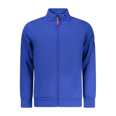 Blue Cotton Men's Sweatshirt