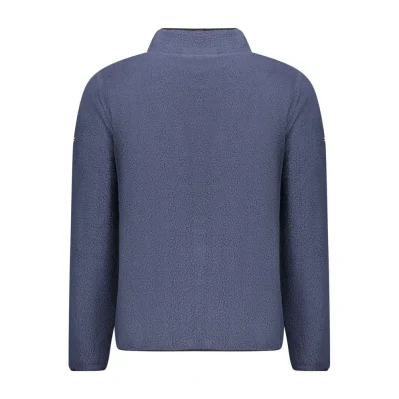 Blue Polyester Men's Sweatshirt