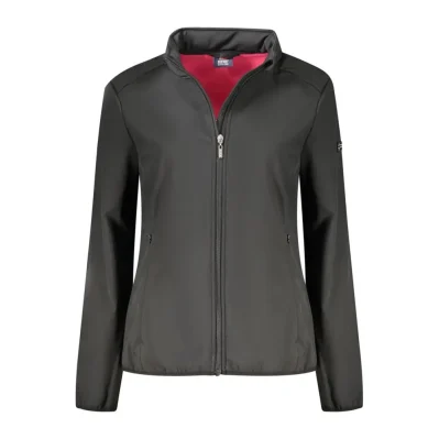Black Polyester Women's Jacket
