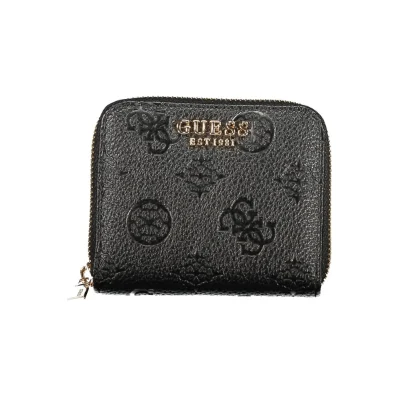 Nero Poliuretano Women Wallet