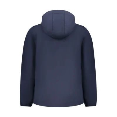 Blu Polyester Men's Jacket