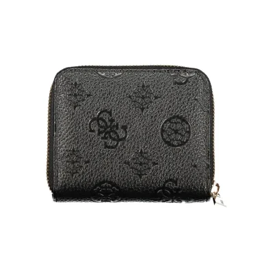 Nero Poliuretano Women Wallet