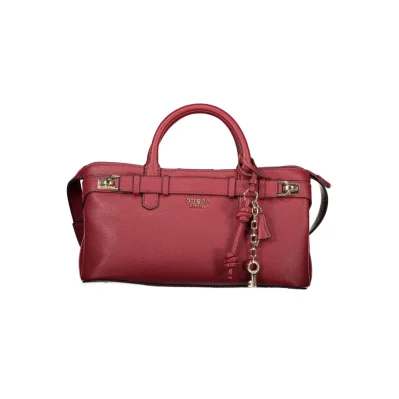 Rosso Poliuretano Women Handbag