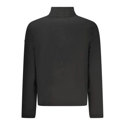 Black Polyester Men Sweater