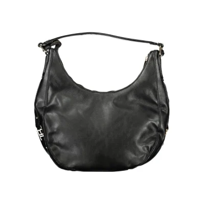Black PVC Women Handbag