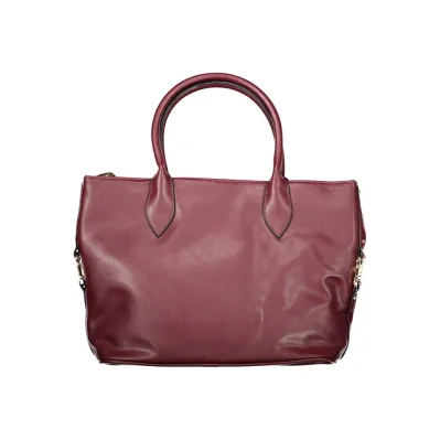 Red PVC Women Handbag
