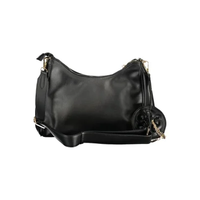 Black PVC Women Handbag