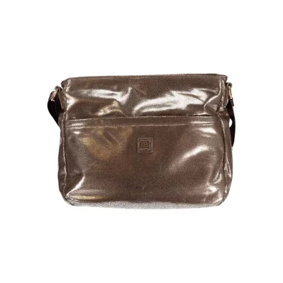Bronze Polyester Women Handbag