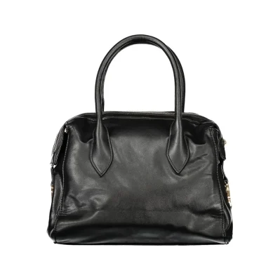 Black PVC Women Handbag