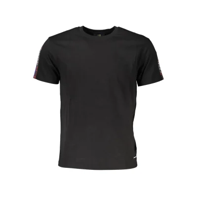 Black Cotton Men's T-Shirt