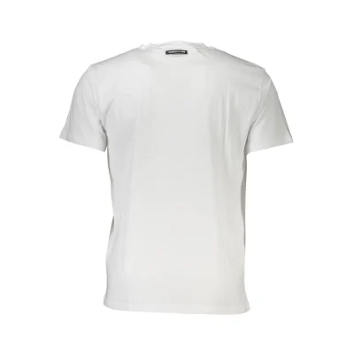 White Cotton Men's T-Shirt
