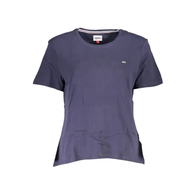 Blue Cotton Women's T-Shirt