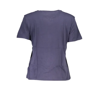 Blue Cotton Women's T-Shirt