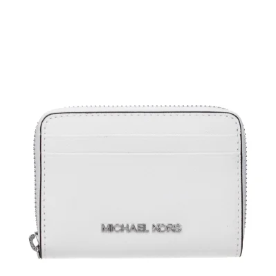 White Leather Cardholder